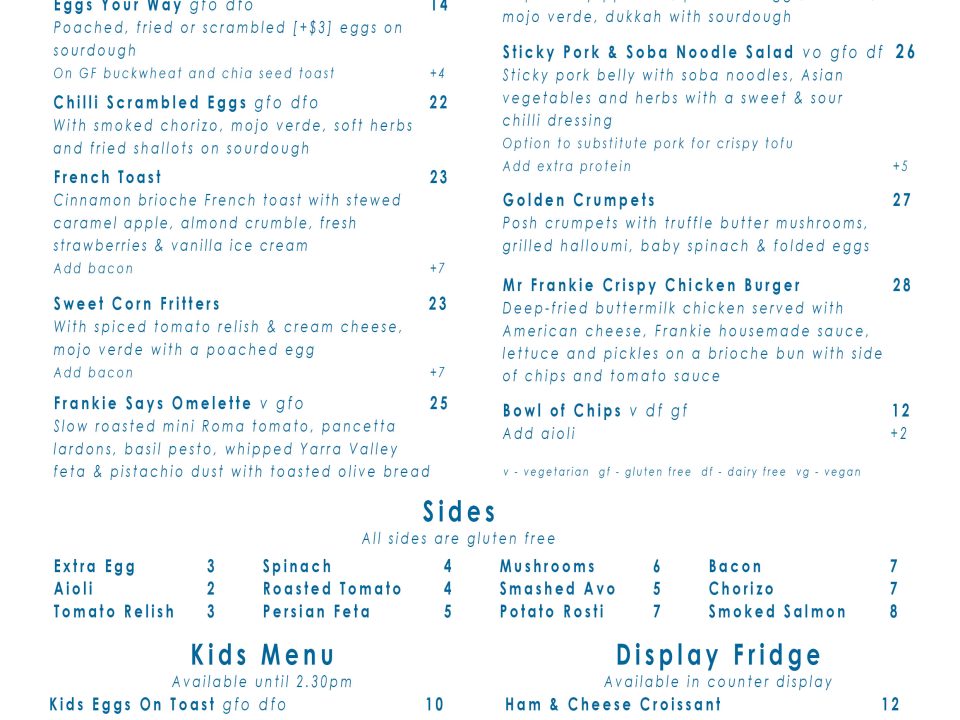 Day Menu